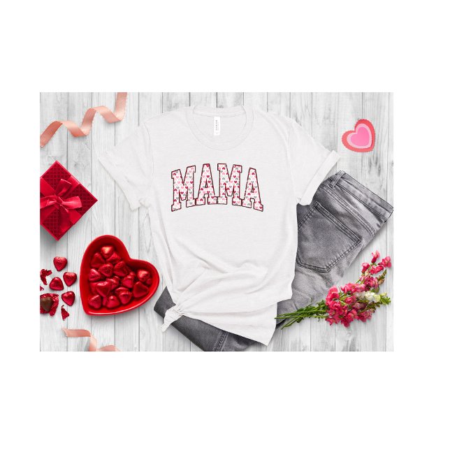 Camiseta Mama Heart (Criador carregado)