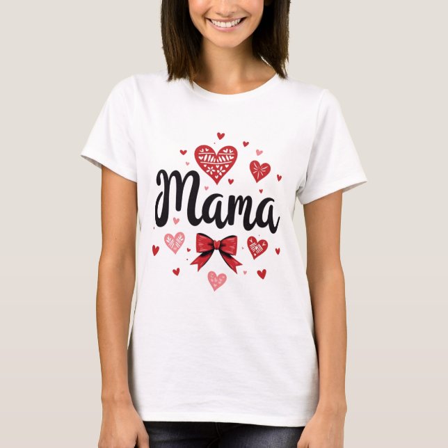 Camiseta Mama Heart & Arco (Frente)