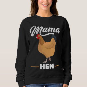 Camiseta Mama Hen Chicken Rooster Fazenda Bird