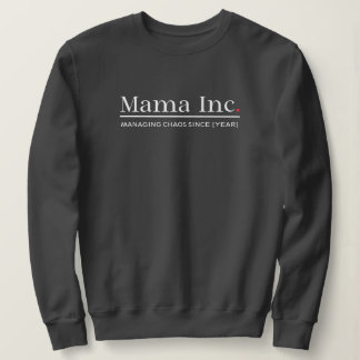 Camiseta Mama Inc. Gerenciando o Caos Ano Personalizado Cin