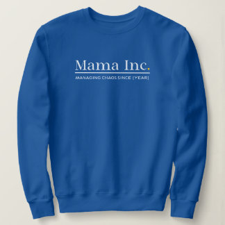 Camiseta Mama Inc. Gerenciando o Caos Ano Personalizado Dee