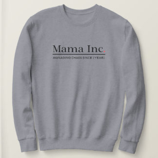 Camiseta Mama Inc. Gerenciando o Caos Ano Personalizado Mul