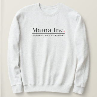 Camiseta Mama Inc. Gerenciando o Caos Ano Personalizado Mul