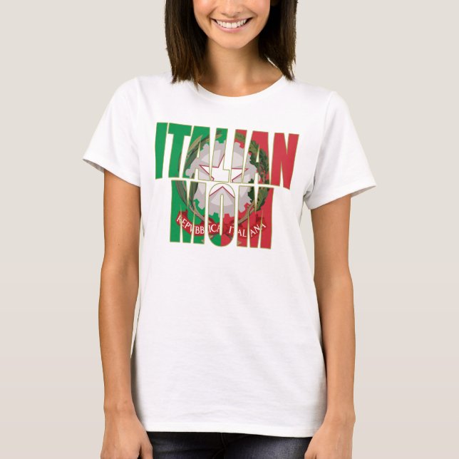Camiseta Mamã italiana (Frente)