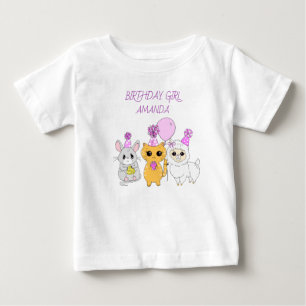 Camiseta Mamã, Kitten e Mouse personalizada de aniversári