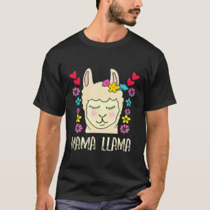 Camiseta Mama Lhama Amante da Lhama Mãe Alpaca