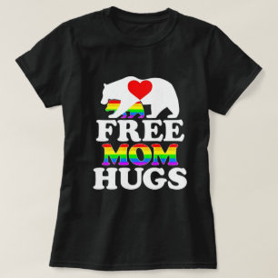 Camiseta Mama Livre Mamã Abraço do urso