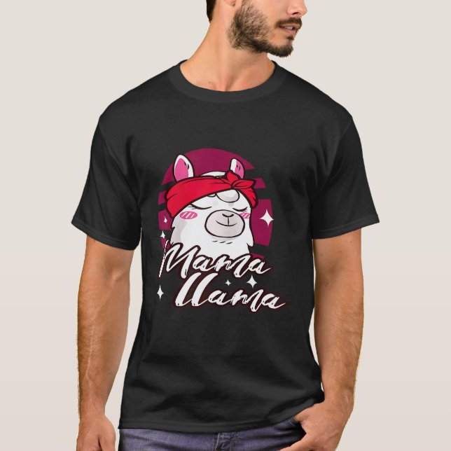 Camiseta Mama Llama para Mulheres (Frente)