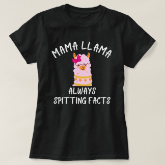 Camiseta Mama Llama Sempre Cuspiendo Fatos