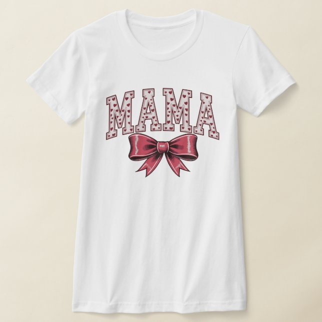 Camiseta Mama Love Bow (Postura )