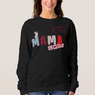 Camiseta Mama Love Bunny Sweatshirt - Belo Coração