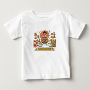 Camiseta Mama Macia Maternidade Aconchegante Ilustração de