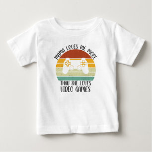 Camiseta Mama Me Ama Mais Do Que Vídeos Games CUSTOM