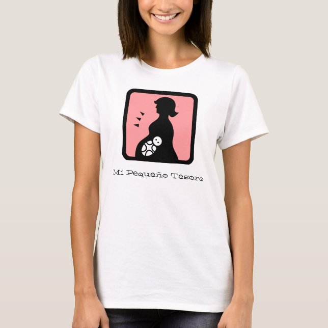 Camiseta Mamã, MI Pequeo Tesoro (Frente)
