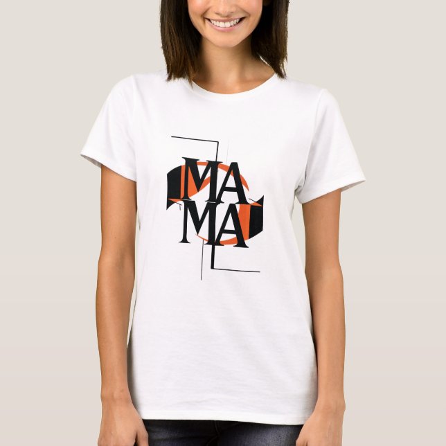 Camiseta Mama Minimalista (Frente)