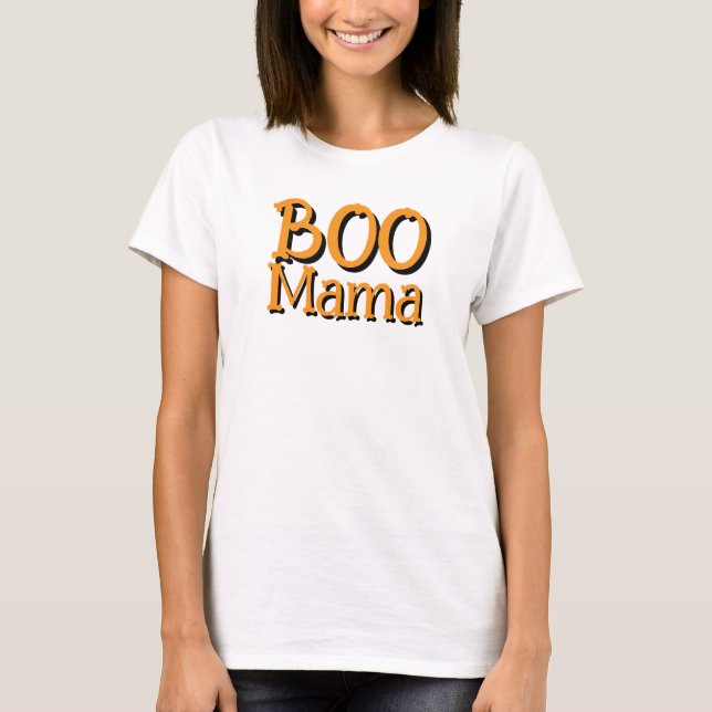 Camiseta Mama Minimalista Boo (Frente)