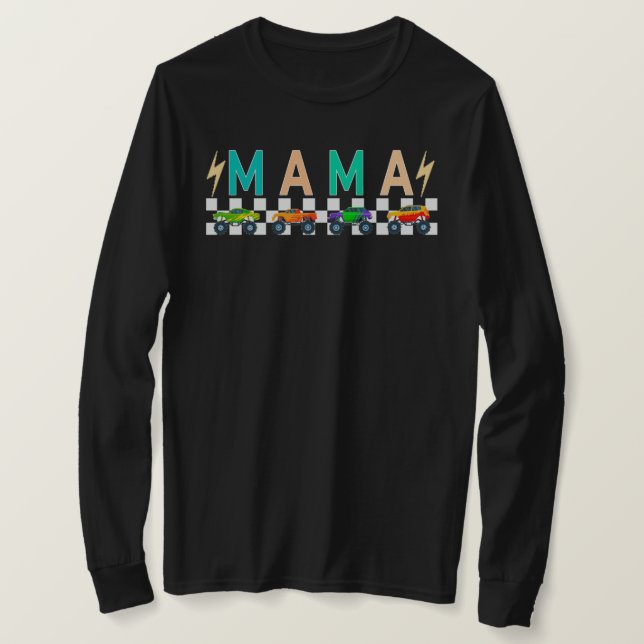 Camiseta Mama Monstro, Camisa-Mães Grávida, Mons (Frente do Design)