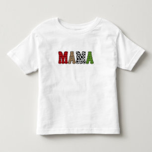 Camiseta Mama Natal Xadrez Desenho Design