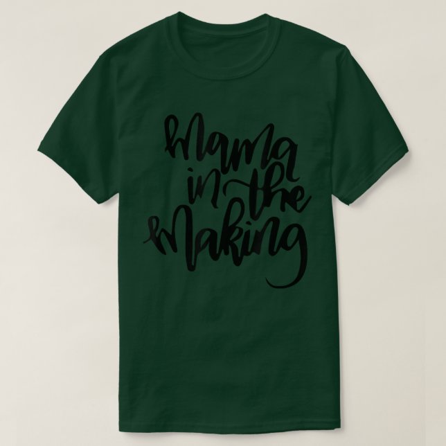 Camiseta Mama No Presente De Gravidez Do Fazer377 (Frente do Design)