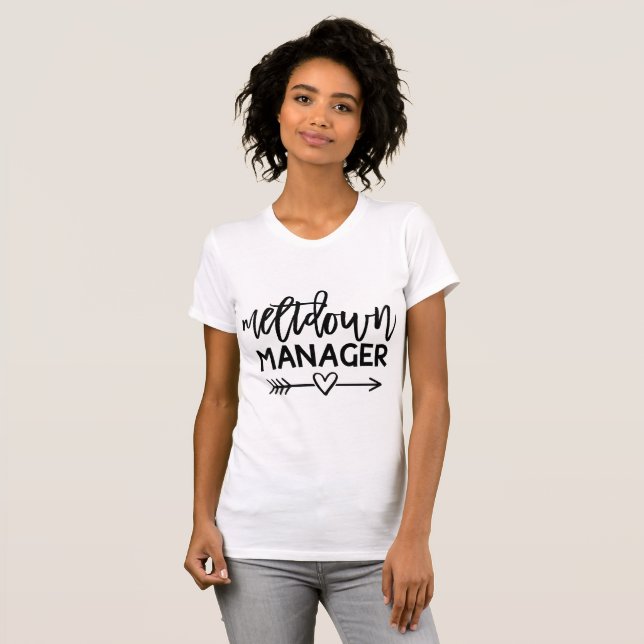 Camiseta Mamã o gerente da fusão (Frente Completa)