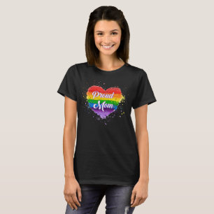 Camiseta Mamã orgulhosa de LGBT