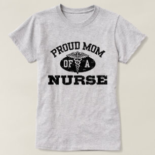 Camiseta Mamã orgulhosa de uma enfermeira