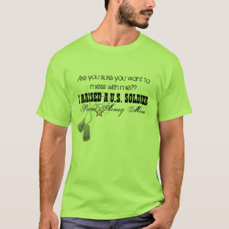 Camiseta Mamã orgulhosa do exército