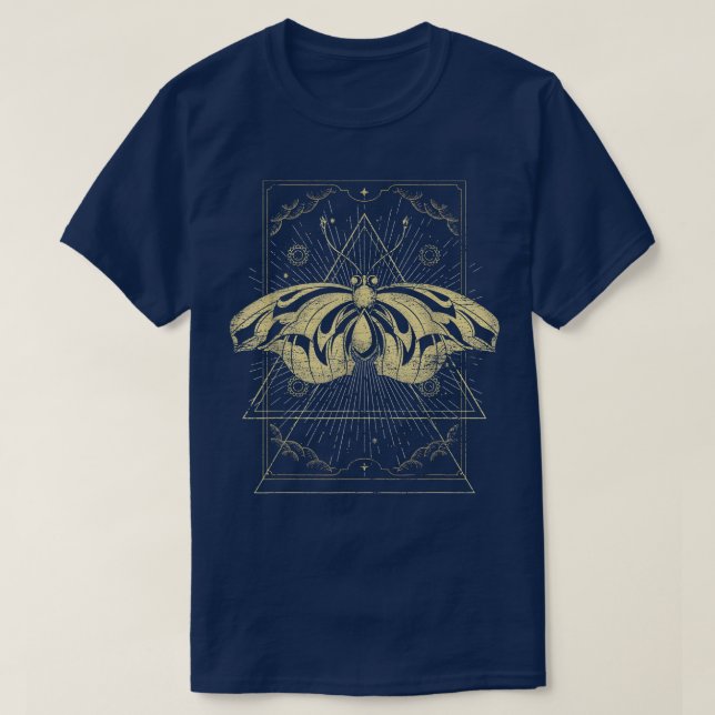 Camiseta Mama Pagan Wiccan Tarot Card Dark Magic Occult (Frente do Design)