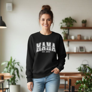 Camiseta Mama Personalizada Ano de Estabelecimento Mãe Pers