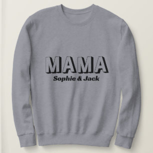 Camiseta Mama Personalizada com Nomes de Criança