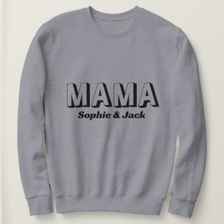Camiseta Mama Personalizada com Nomes de Criança