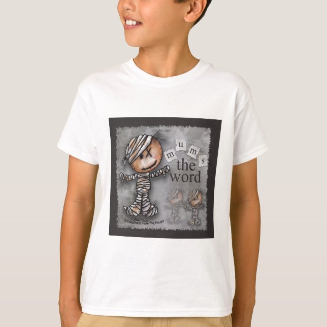 Camiseta Mamã primitiva Mãe a palavra (Frente)
