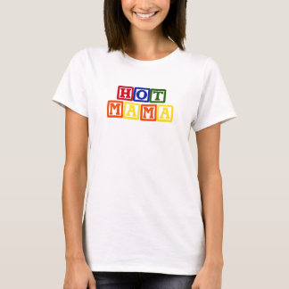 Camiseta Mama quente Bebê Obstrução