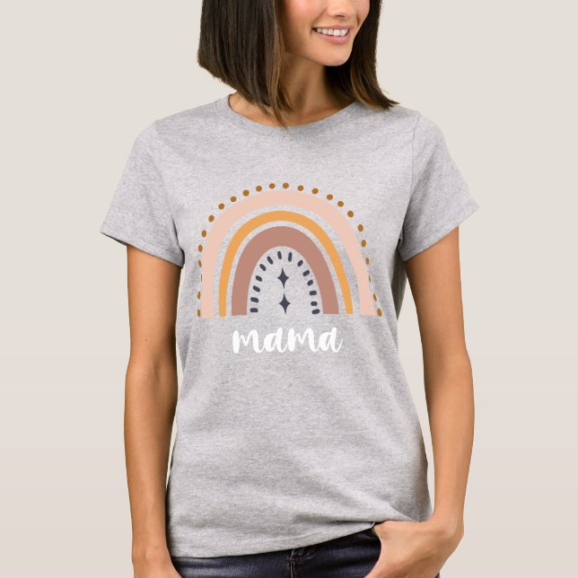 Camiseta Mama Rainbow (Frente)