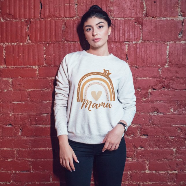 Camiseta Mama Rainbow: Presente para Dia de as mães e Nova  (Criador carregado)