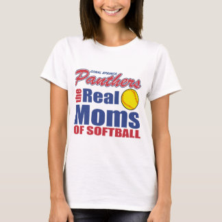 Camiseta Mamã real do softball