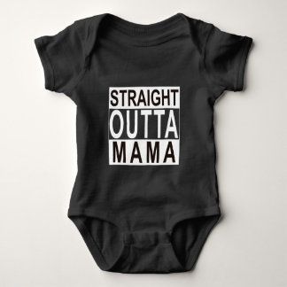 Camiseta Mama reto Bebê Bodysuit de Outta