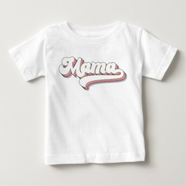 Camiseta Mama Retrô (Frente)