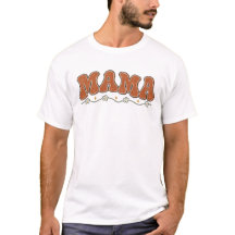 Mama Retro Groovy Terracotta Floral