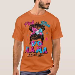 Camiseta Mama Rosa Ou Azul Te Ama Mulher Arma Má