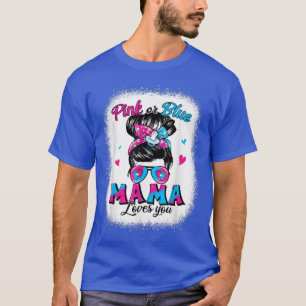 Camiseta Mama Rosa Ou Azul Te Ama Mulher Arma Má