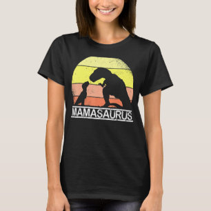 Camiseta Mama Saurus Dia de as mães Rex Dinossaur Para Mamã