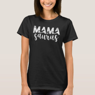 Camiseta Mama Saurus Rex Dinossauro Mamãe Saurus Dia das Mã