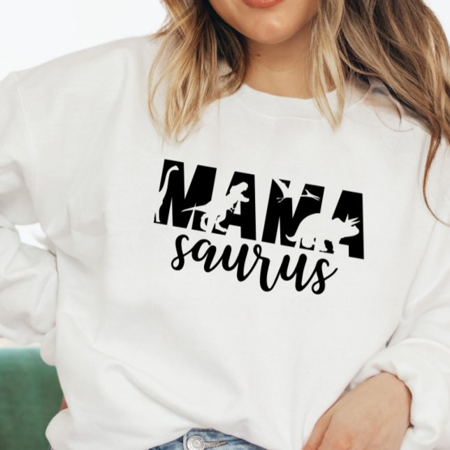 Camiseta Mama Saurus Sweatshirt (Criador carregado)