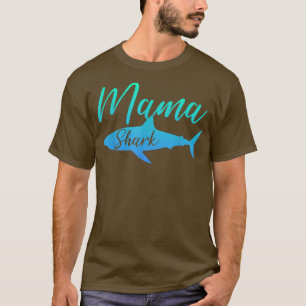 Camiseta MAMA SHARK TFunny Mãe Mamãe Gift Humor Lover J