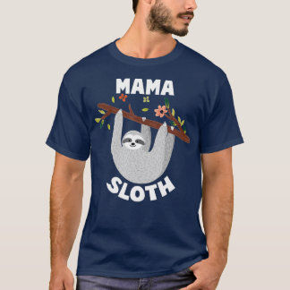 Camiseta Mama Sloth Matching Family s for MenWomen 