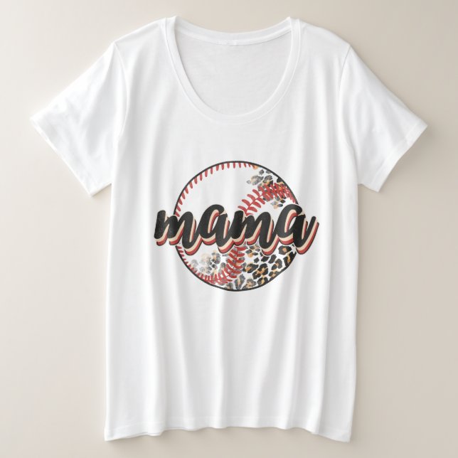 Camiseta Mama Softball (Frente do Design)