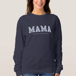 Camiseta Mama Sweater, Blue Floral
