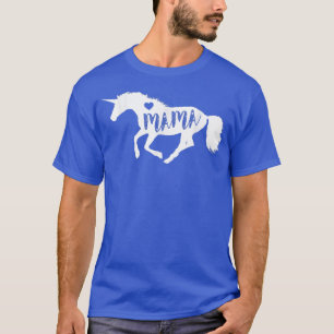 Camiseta Mama Unicorn Horse Equine Cute Mothers Day Gift
