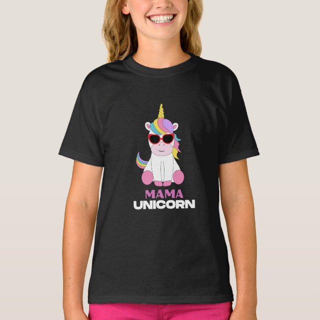 Camiseta Mama Unicorn Magic Squad (Frente)
